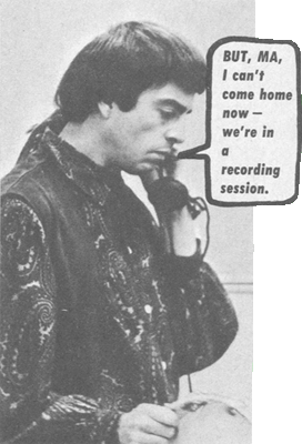 In his off-hours, Mark gives Davy Jones tambourine lessons...